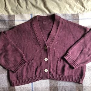 Babaa cardigan no22 black cherry